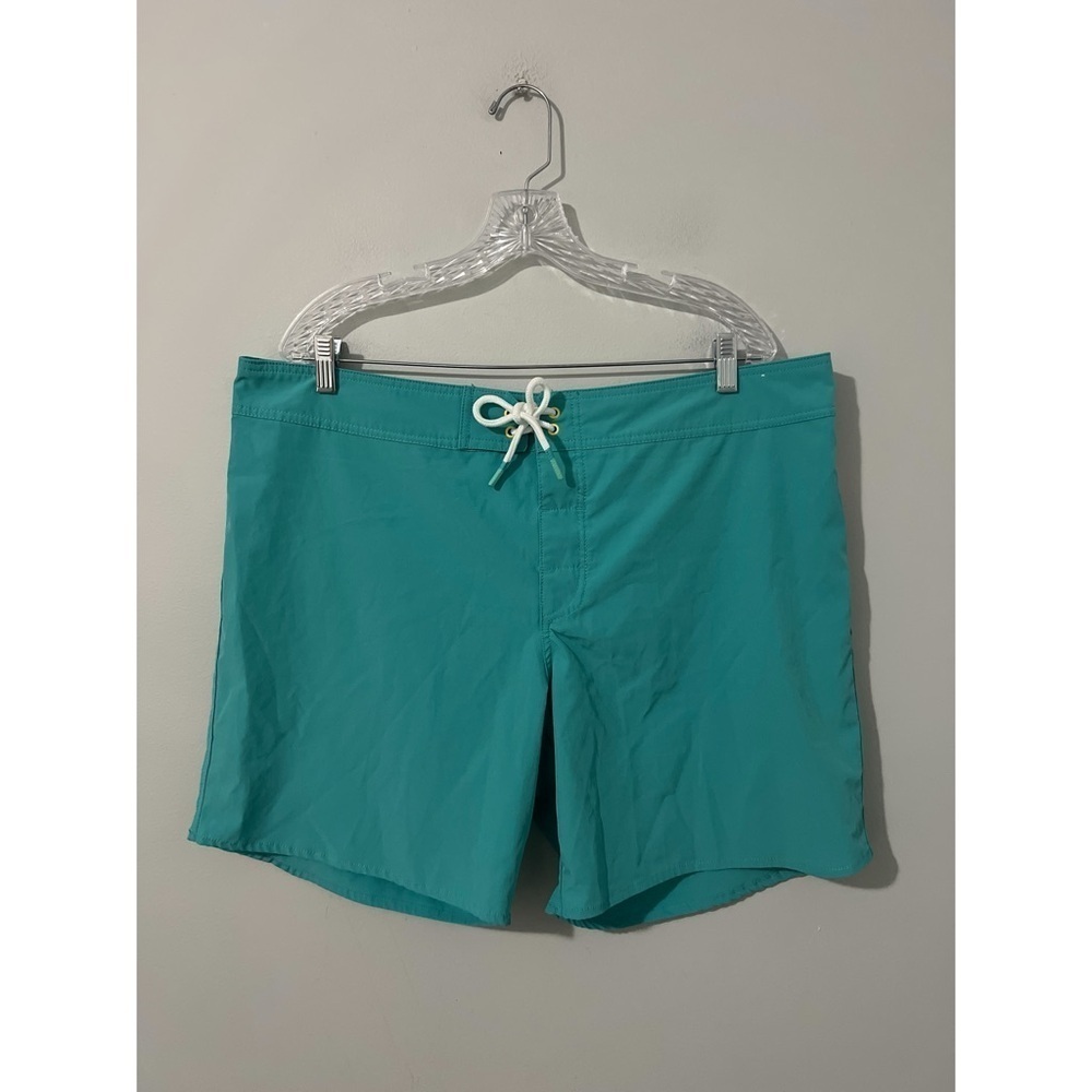 Chubbies Board Shorts Men's 38 Green Print Swim Trunks Drawstring - Picture 3 of 15